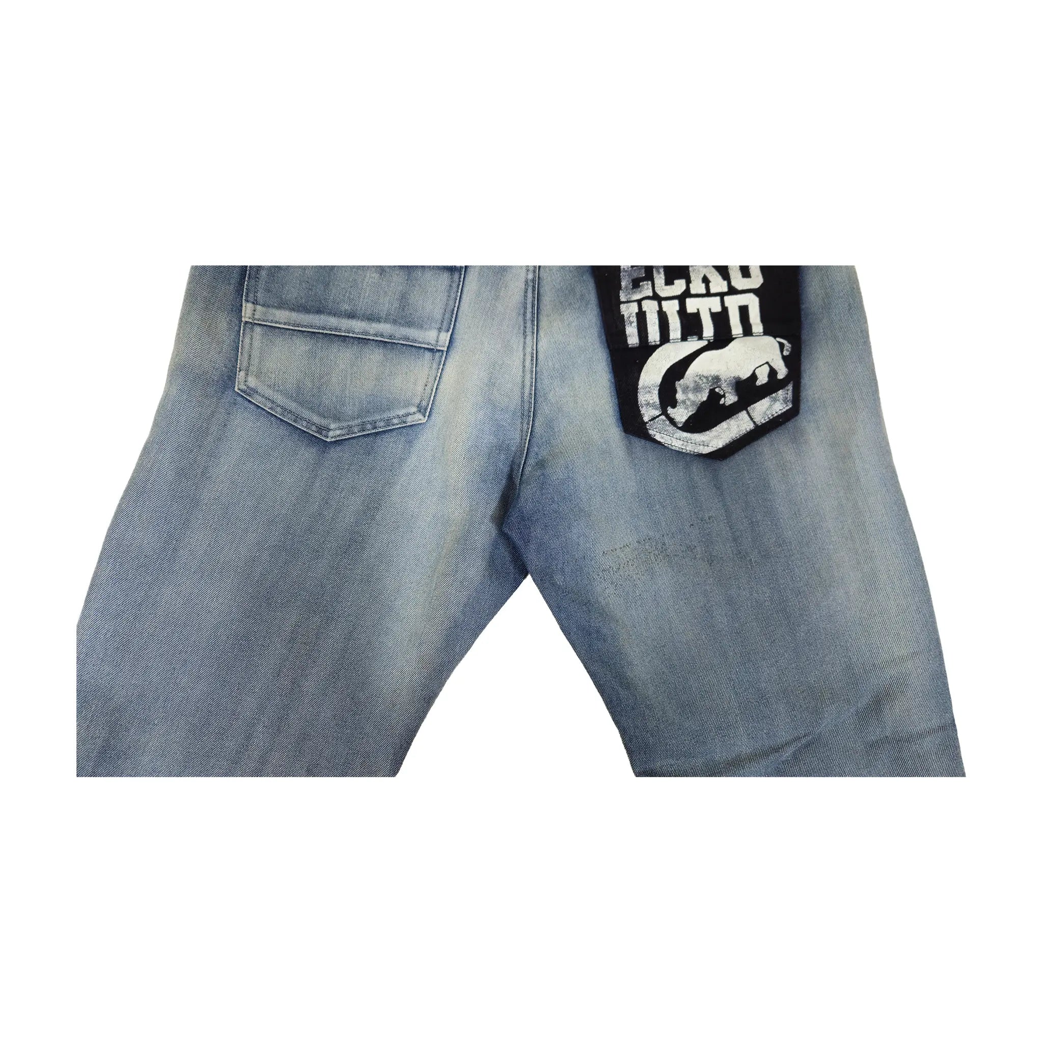 Vintage Y2K Ecko Unltd. Graphic Panel Moto Straight Jeans