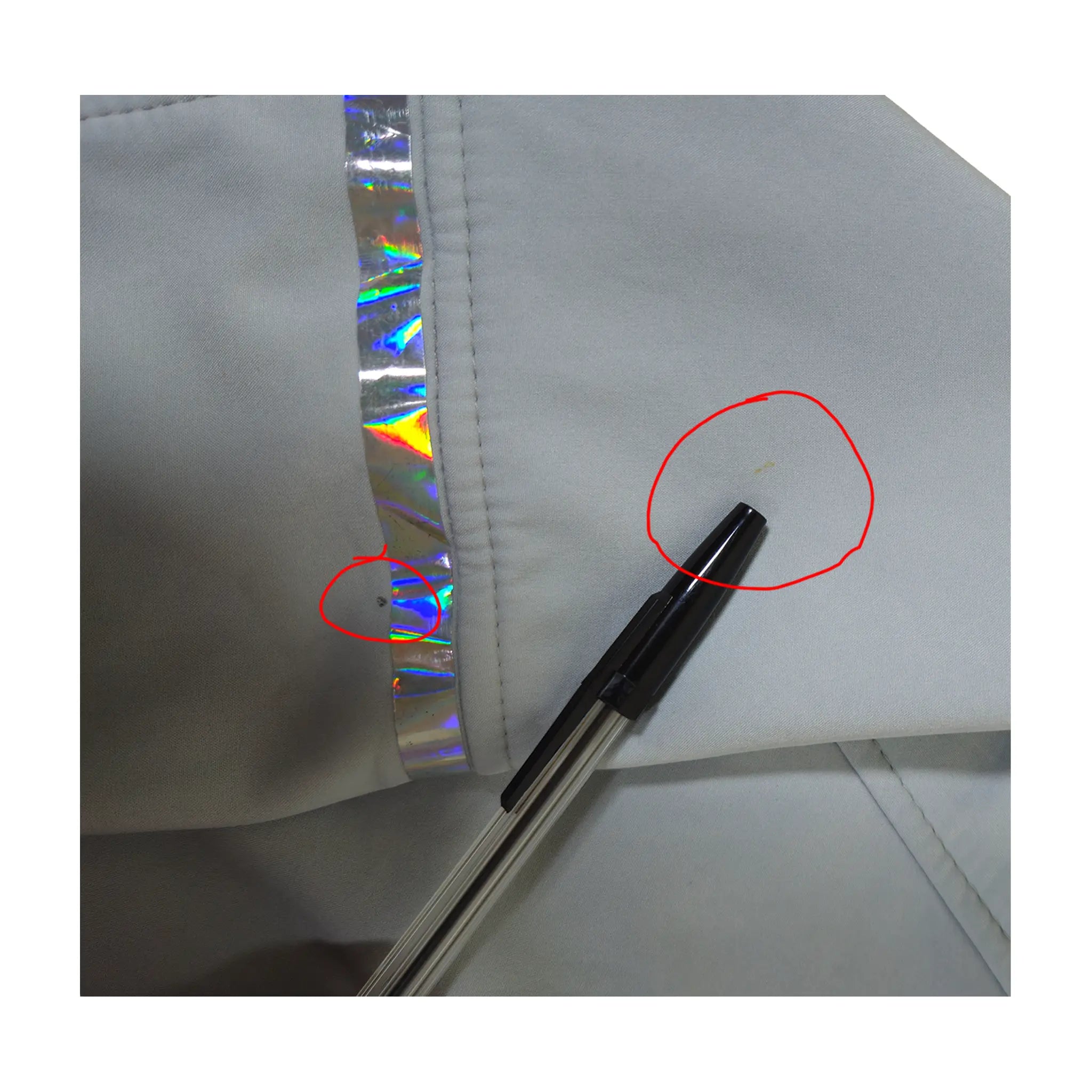 Vintage New Balance Iridescent Holographic Softshell Fleece Jacket