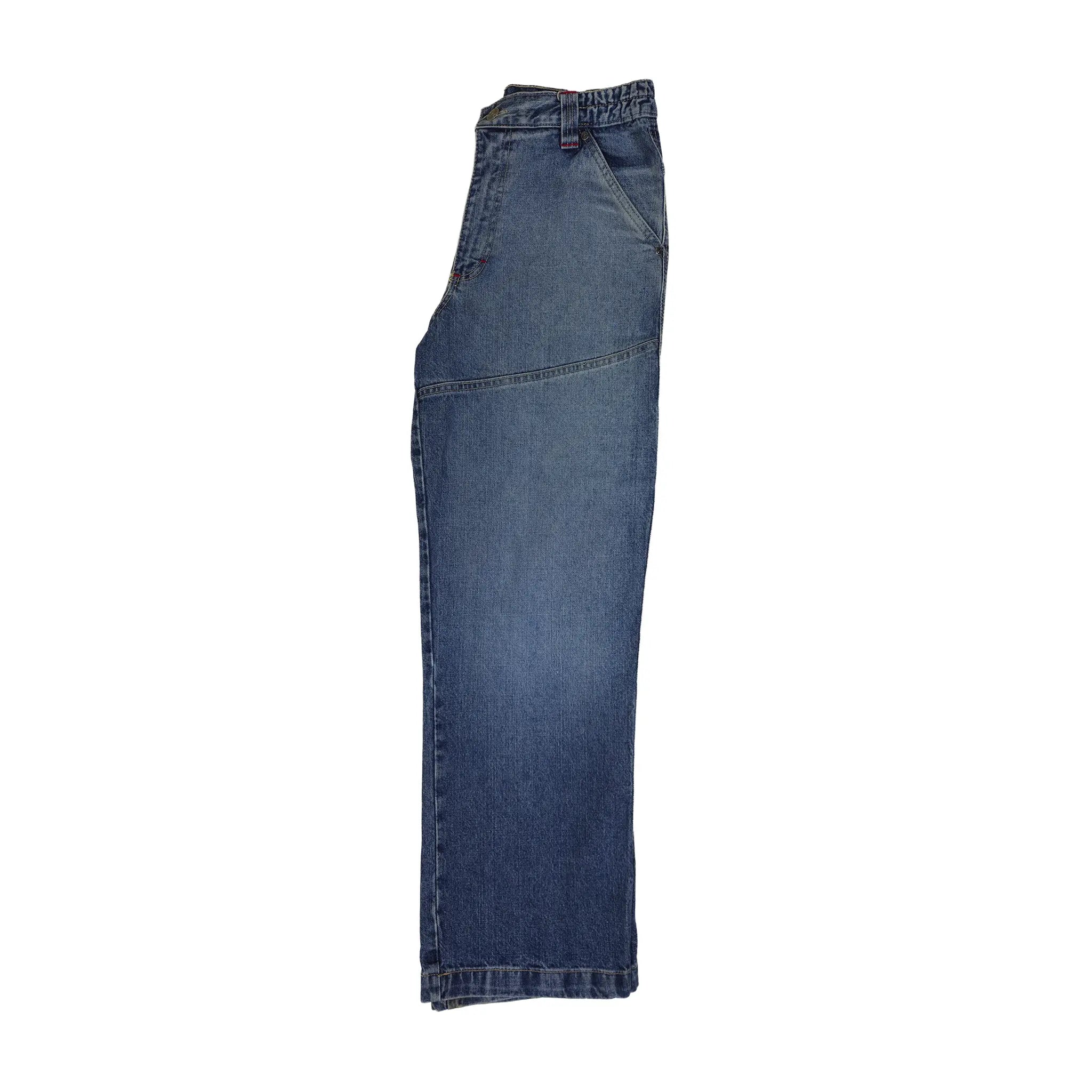 Vintage Y2K "Here & There" C&A South Academy Embroidered Carpenter Skater Jeans