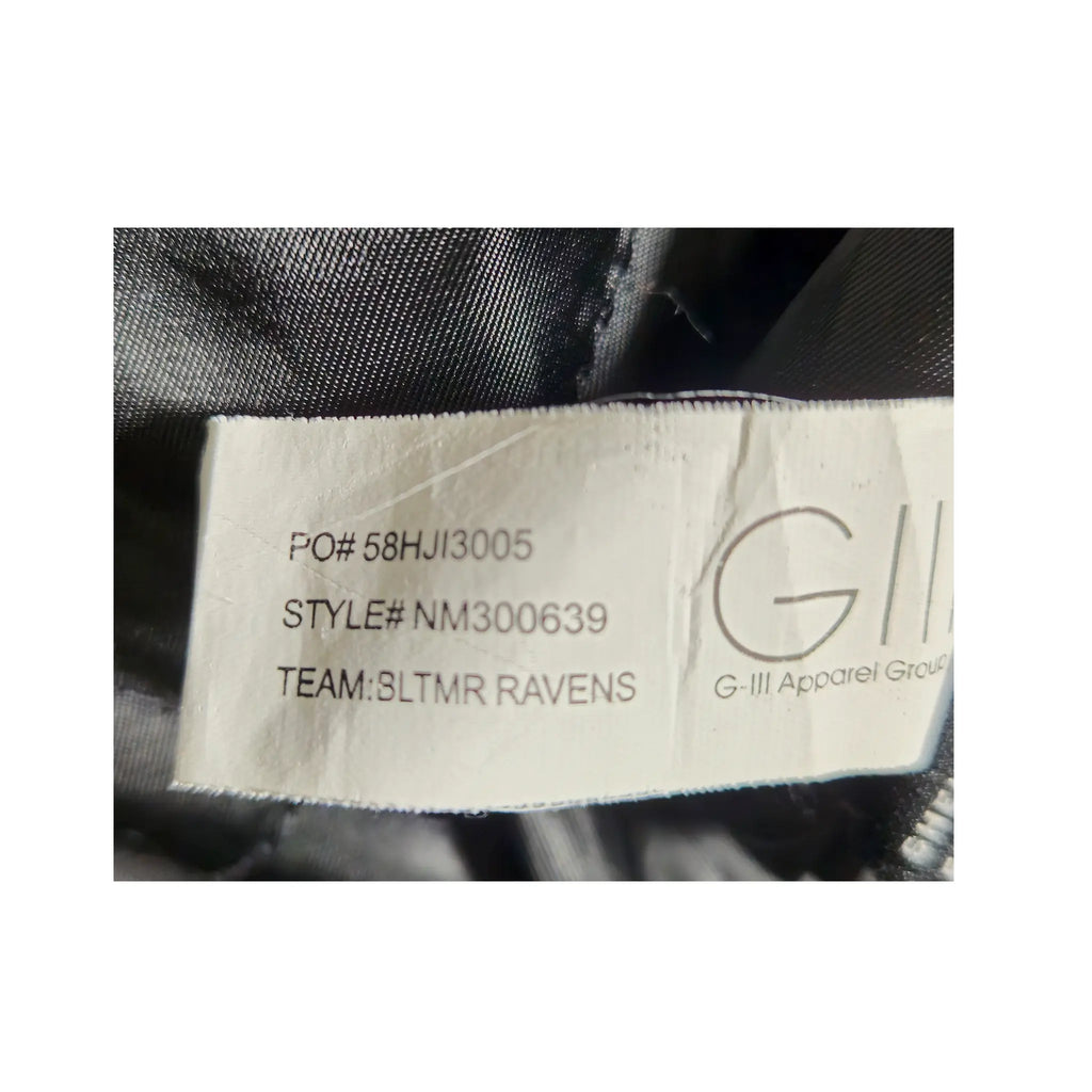 Retro G-III Baltimore Ravens Heavyweight Quilted Bomber Jacket