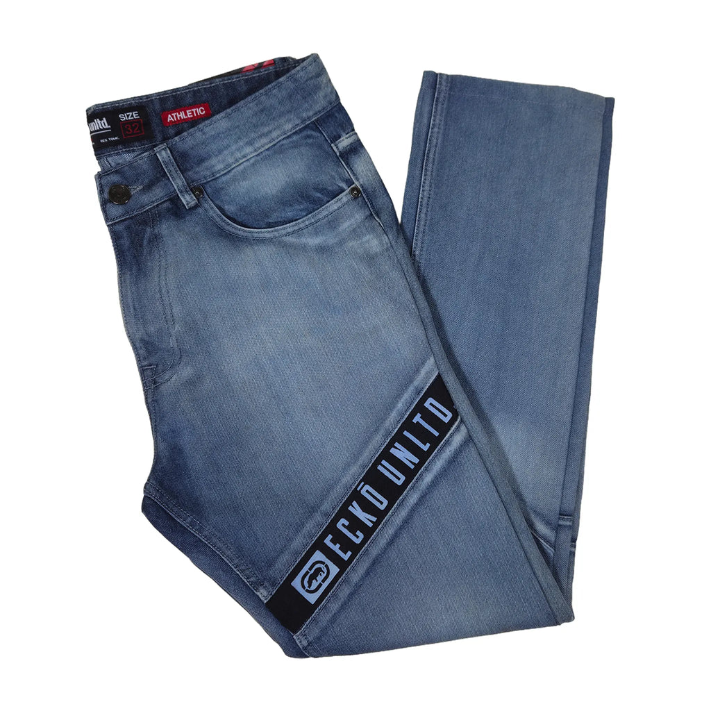 Vintage Y2K Ecko Unltd. Graphic Panel Moto Straight Jeans