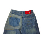 Vintage Y2K Ecko Unltd. Asymmetrical Patchwork Multi-Panel Skater Jeans