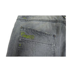 Vintage Y2K Coogi Contrast-Stitch Faded Grey Baggy Jeans
