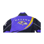 Retro G-III Baltimore Ravens Heavyweight Quilted Bomber Jacket