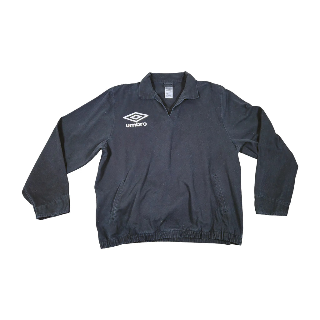 Vintage Umbro Black Drill Top