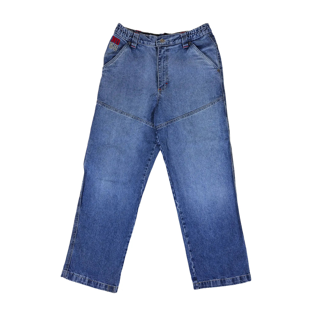 Vintage Y2K "Here & There" C&A South Academy Embroidered Carpenter Skater Jeans