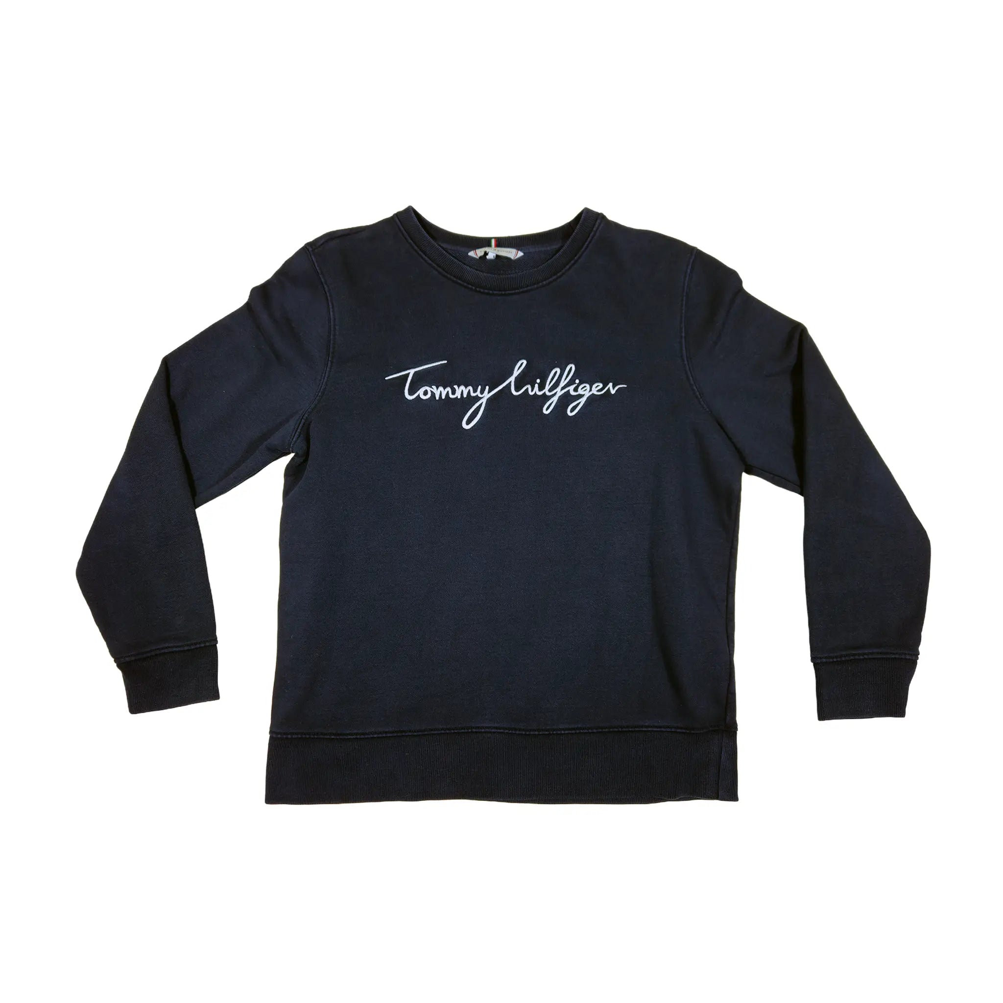 Tommy Hilfiger Navy Cursive Embroidery Sweatshirt