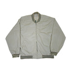 Vintage 90s Mirage "First String" Oakland A's Reversible World Series Bomber Jacket