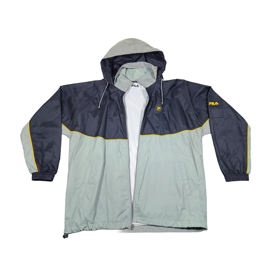 Vintage Y2K Fila Color-Block Shell Jacket