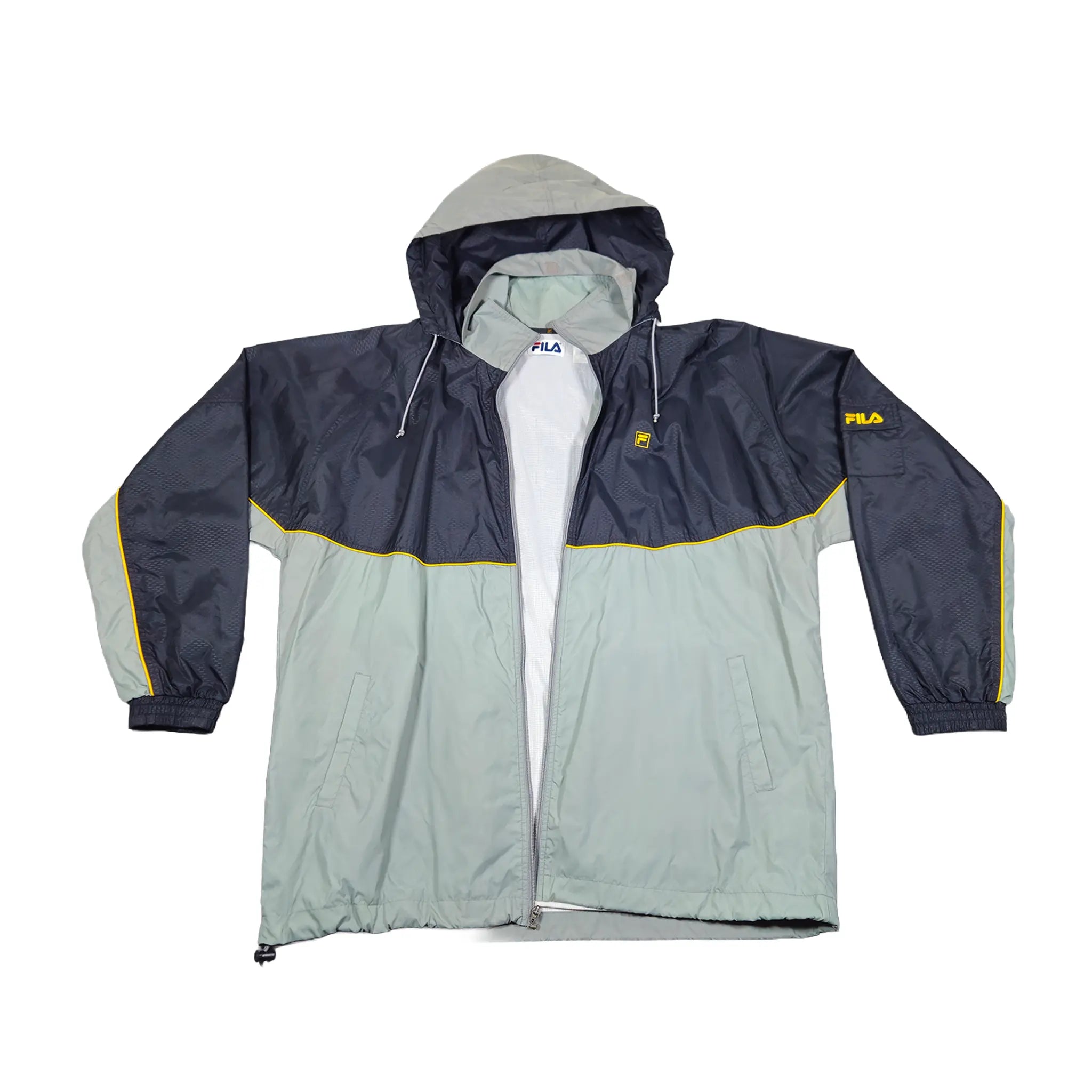 Vintage Y2K Fila Color-Block Shell Jacket