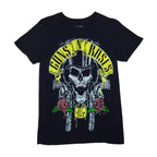Official Guns N' Roses Skull & Roses '85 Graphic Tee