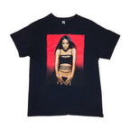 Official Aaliyah Red Portrait Graphic Tee