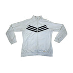 White Adidas Full-Zip Sportswear Mesh-Lined Track Jacket