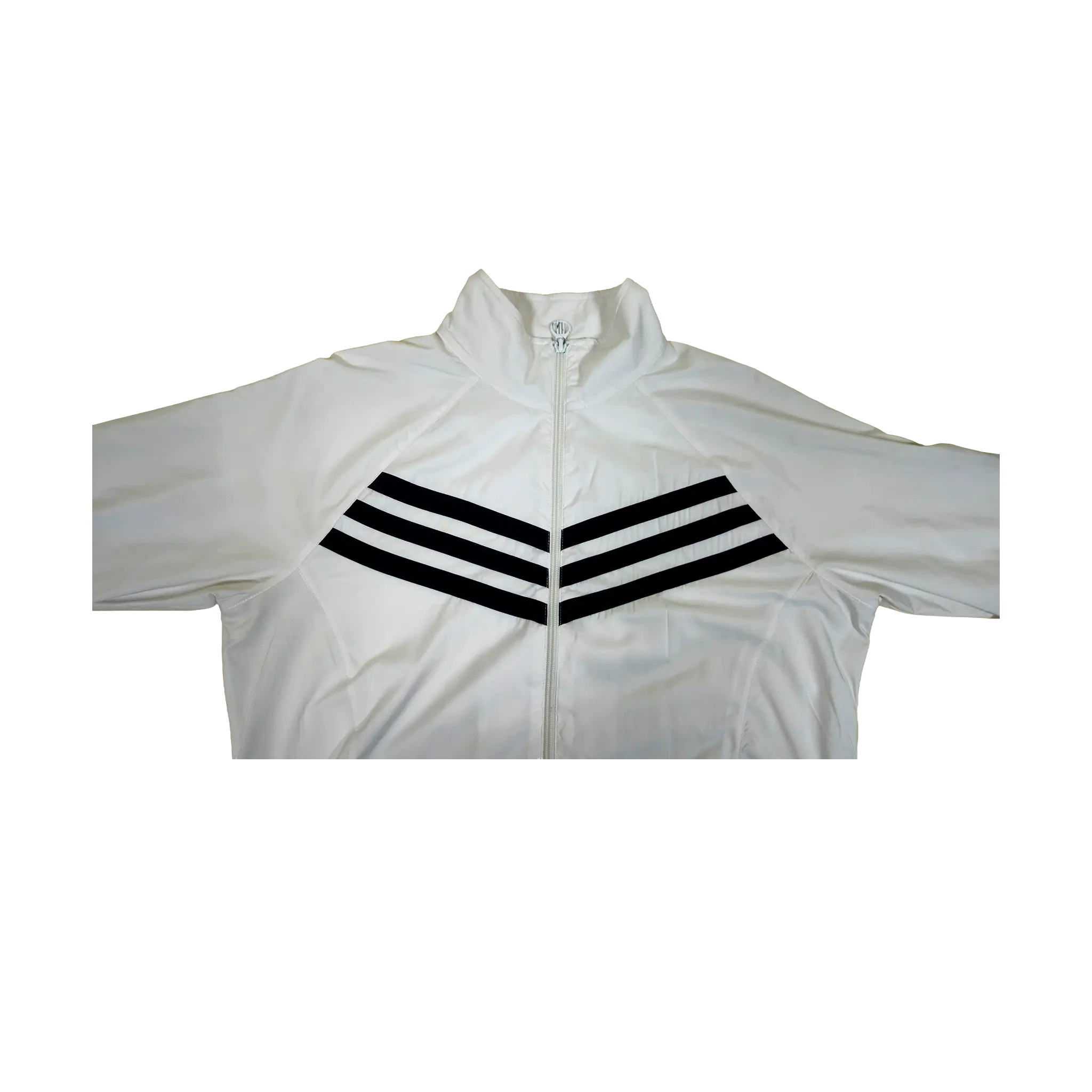 White Adidas Full-Zip Sportswear Mesh-Lined Track Jacket