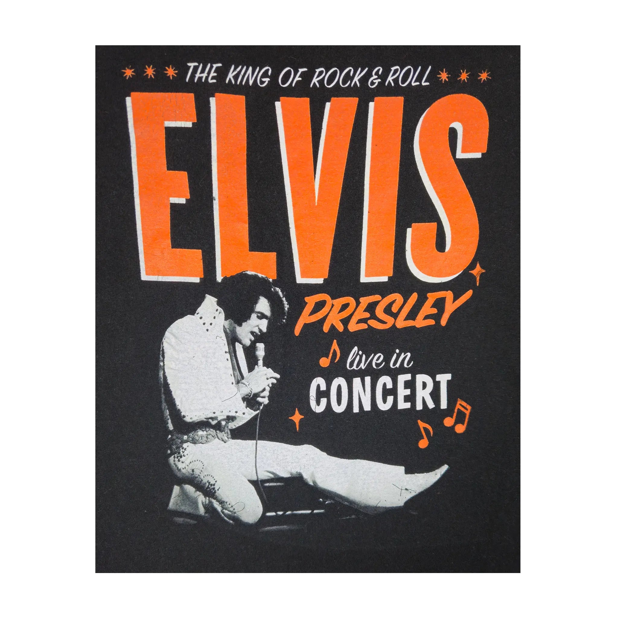 Official Elvis Presley "Live in Concert" Graphic Tee