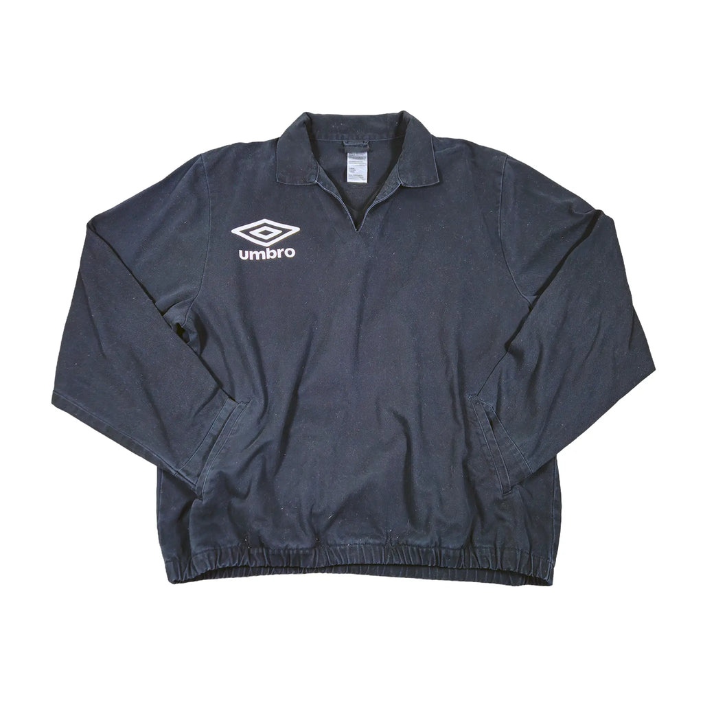 Vintage Umbro Black Drill Top