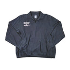 Vintage Umbro Black Drill Top