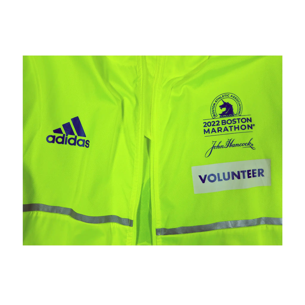 Adidas 2022 Boston Marathon Official Volunteer Jacket