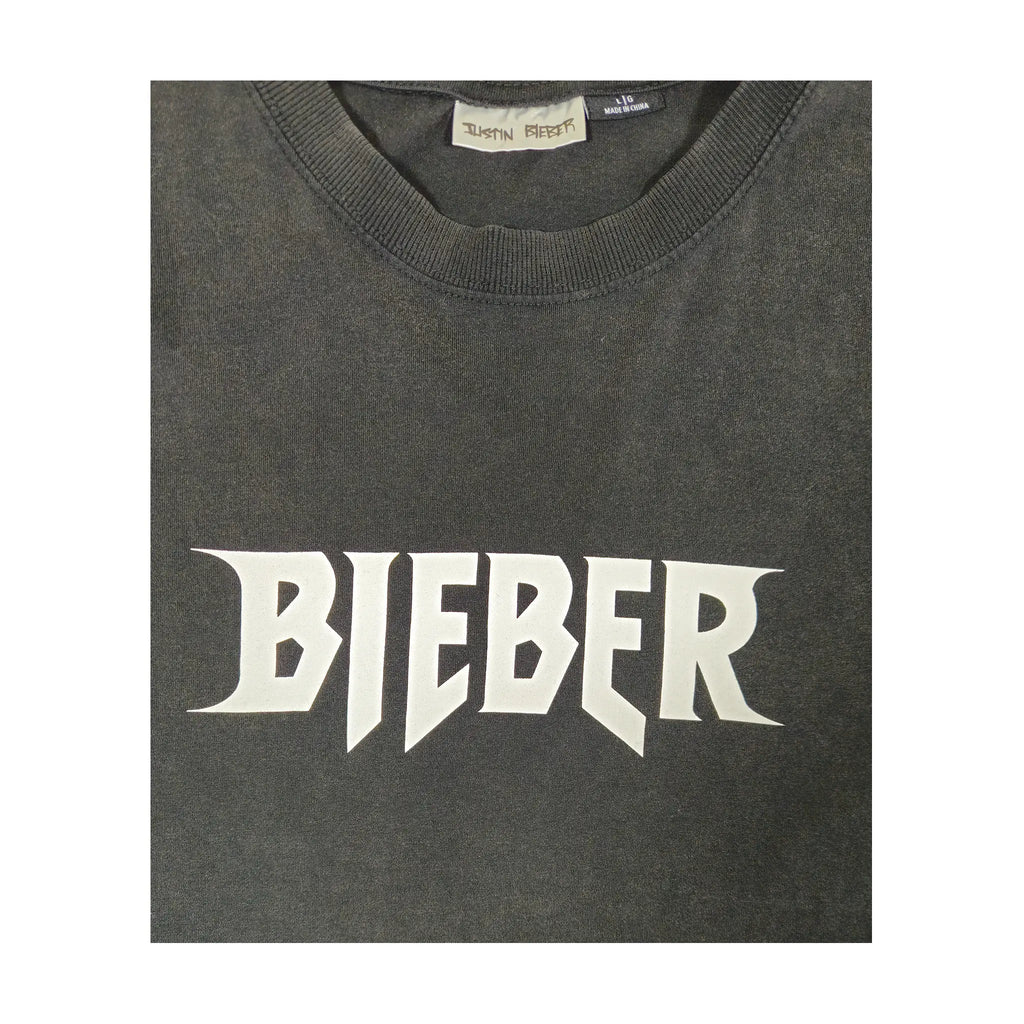 Justin Bieber "Purpose Tour" Gothic Logo Tee