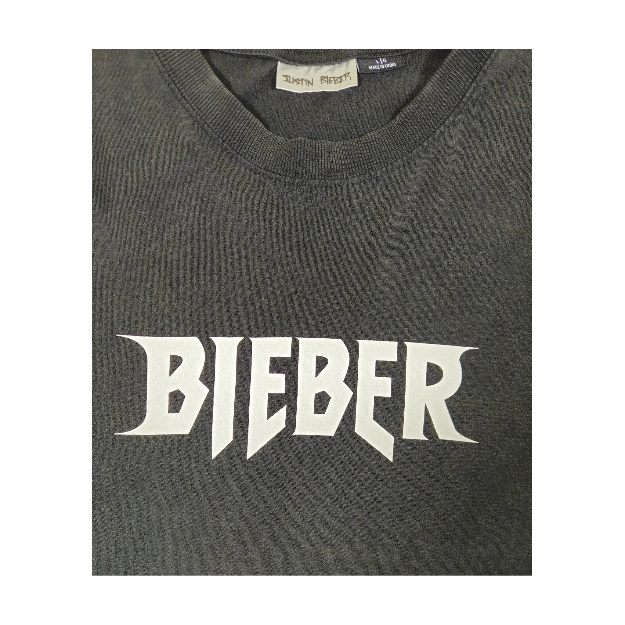 Justin Bieber "Purpose Tour" Gothic Logo Tee