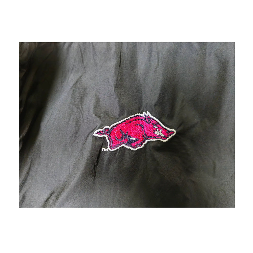 Vintage 2000s Adidas Arkansas Razorbacks "Pink Out" Windbreaker