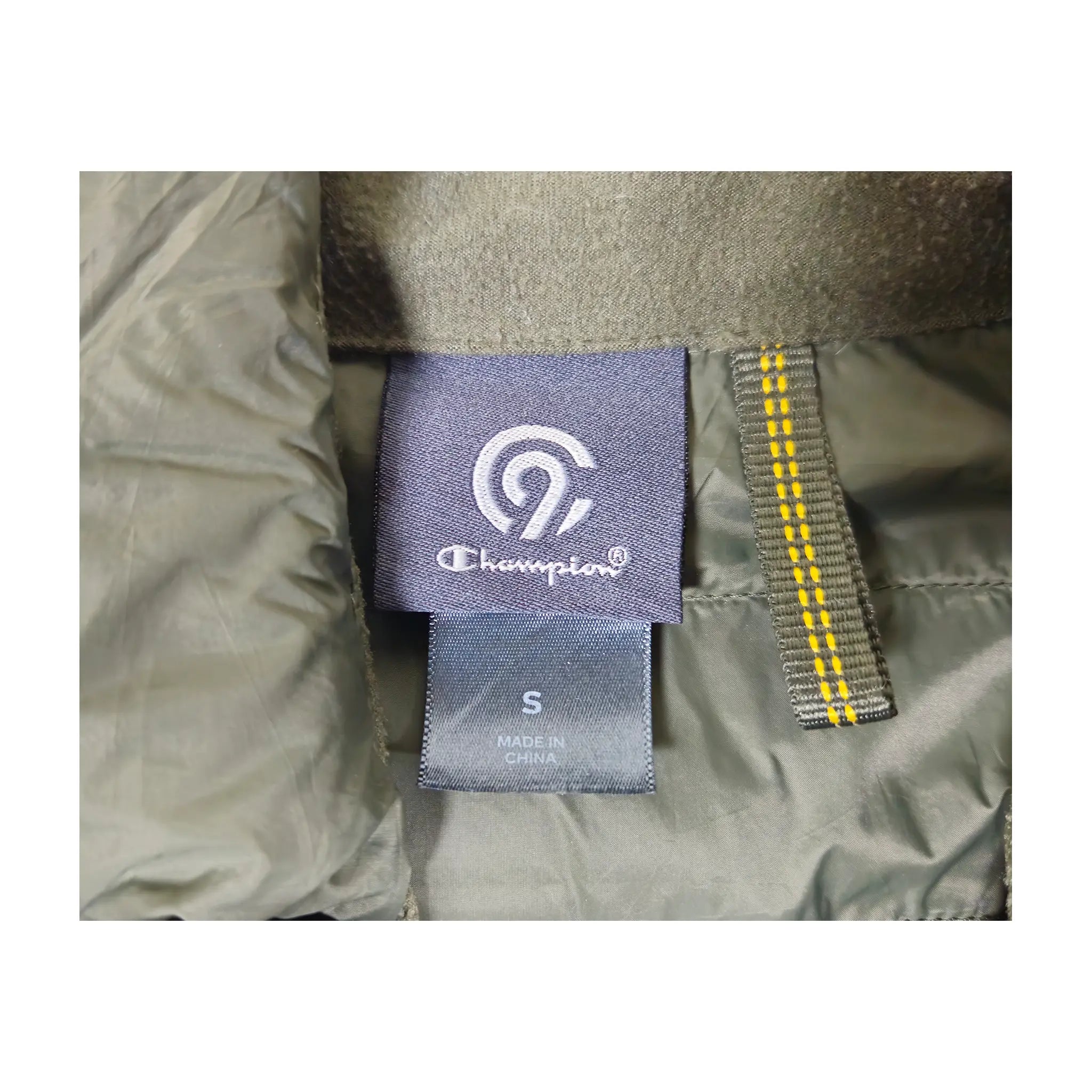 C9 Champion Olive Green Lightweight Puffer Jacket