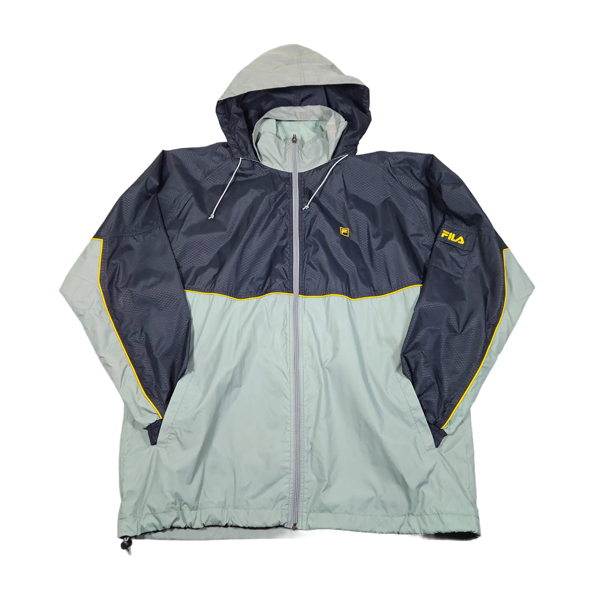 Vintage Y2K Fila Color-Block Shell Jacket