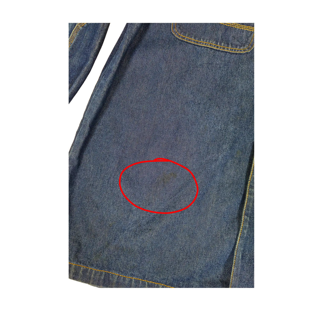 Vintage Karl Kani Jeans Heavyweight Dark Indigo Denim Overshirt