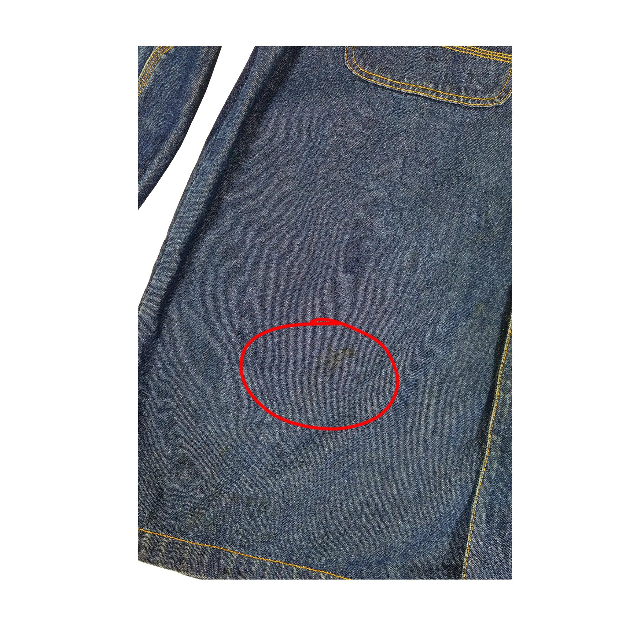 Vintage Karl Kani Jeans Heavyweight Dark Indigo Denim Overshirt