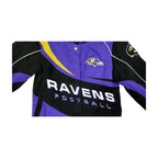 Retro G-III Baltimore Ravens Heavyweight Quilted Bomber Jacket