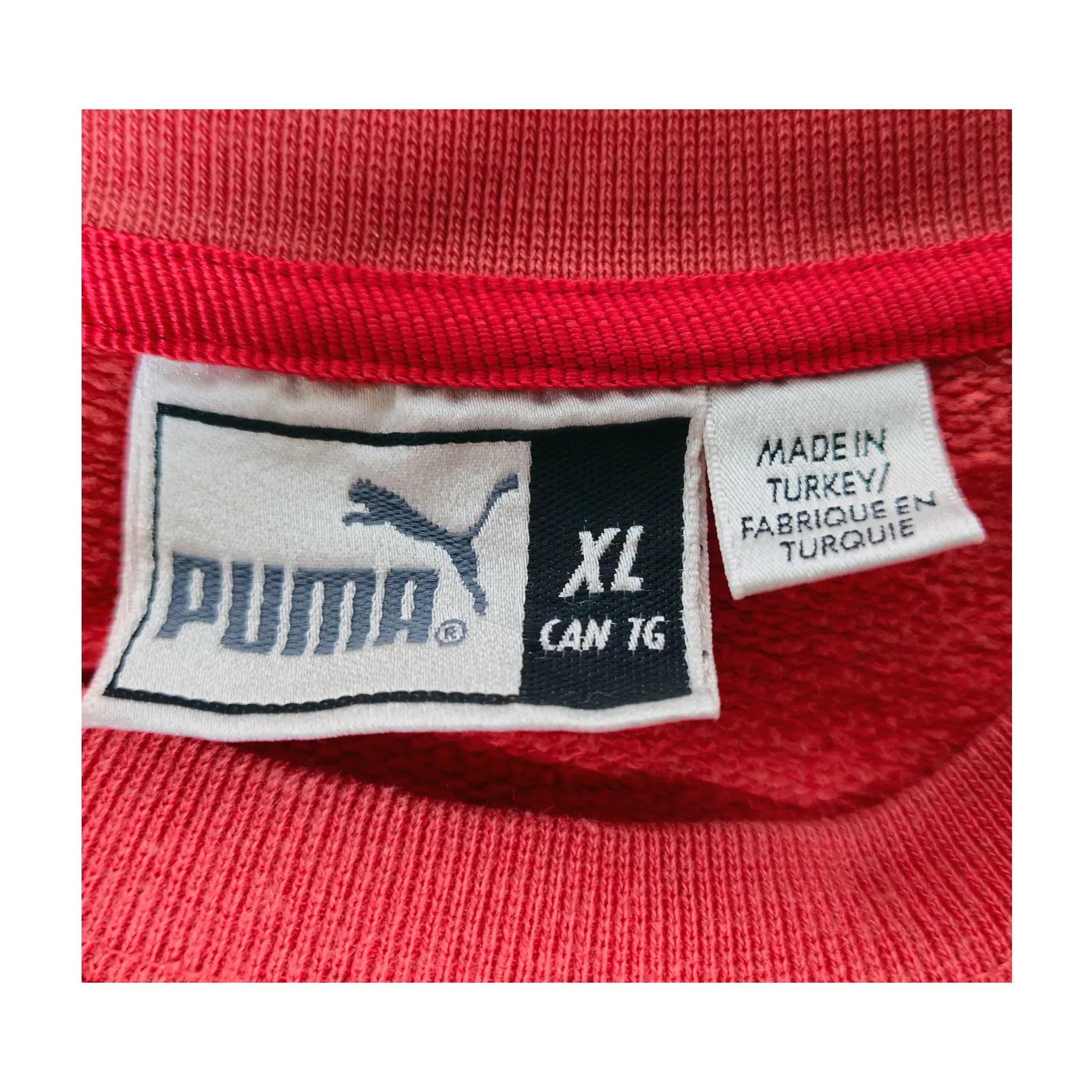 Puma Red & White Sport Pullover