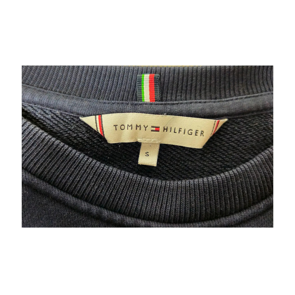 Tommy Hilfiger Navy Cursive Embroidery Sweatshirt