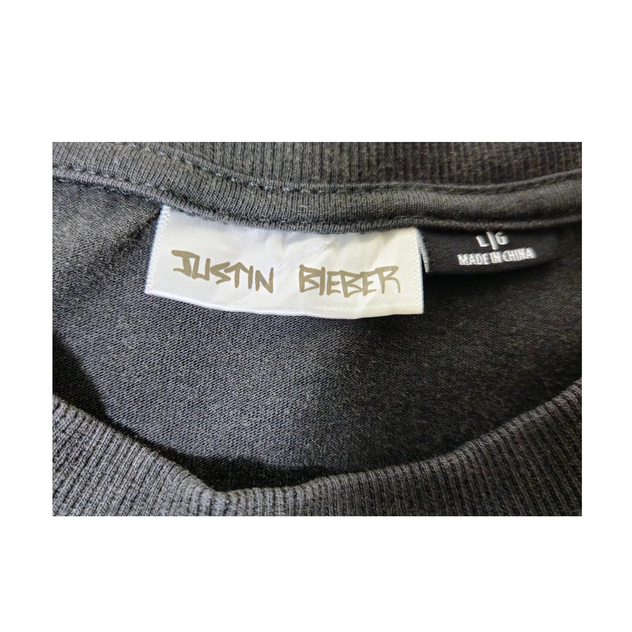 Justin Bieber "Purpose Tour" Gothic Logo Tee