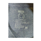 Nirvana Classic Yellow Smiley Face Heather Navy Tee