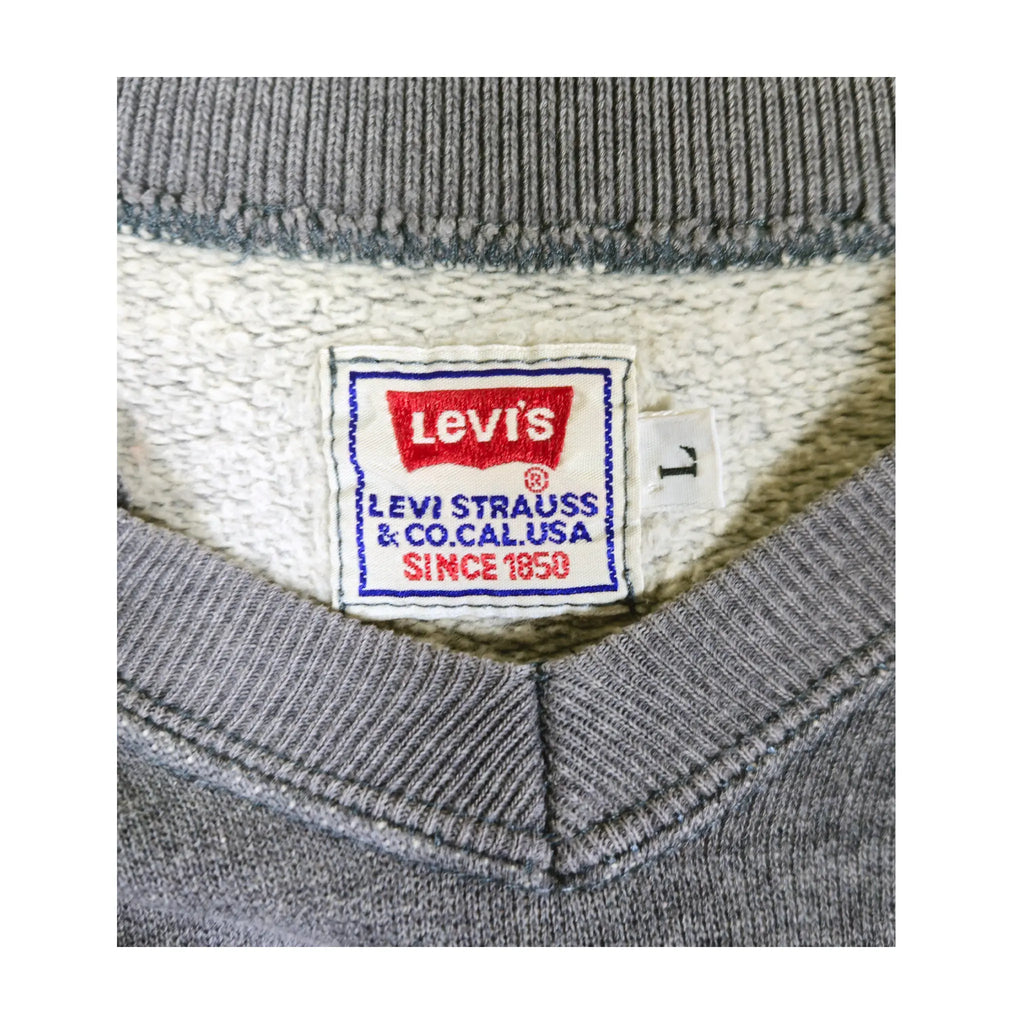 Vintage Levi’s Cropped Collared Sweatshirt