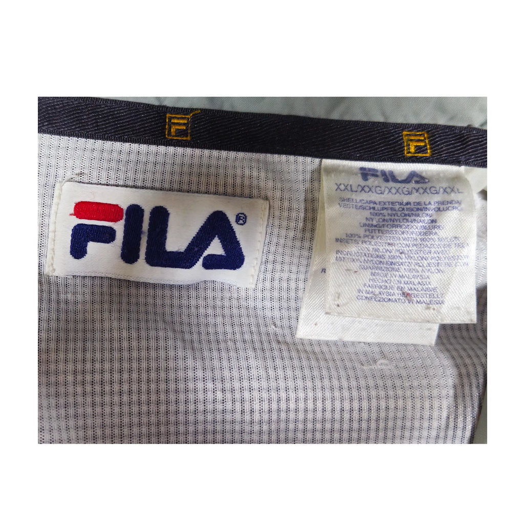 Vintage Y2K Fila Color-Block Shell Jacket
