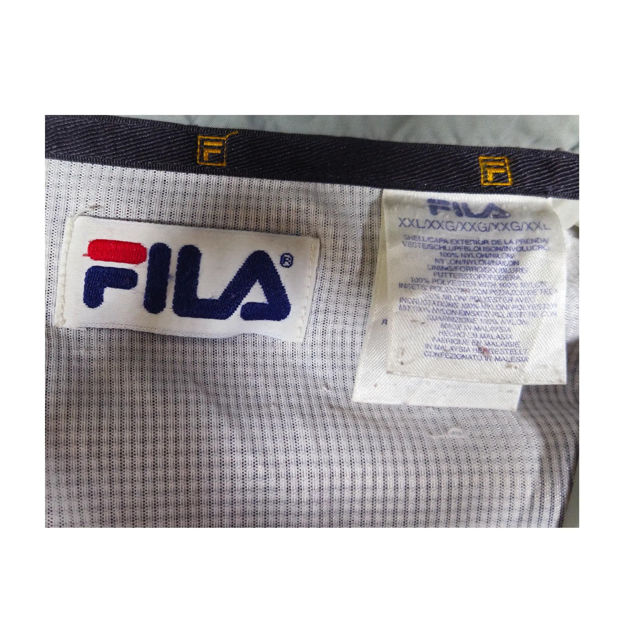 Vintage Y2K Fila Color-Block Shell Jacket