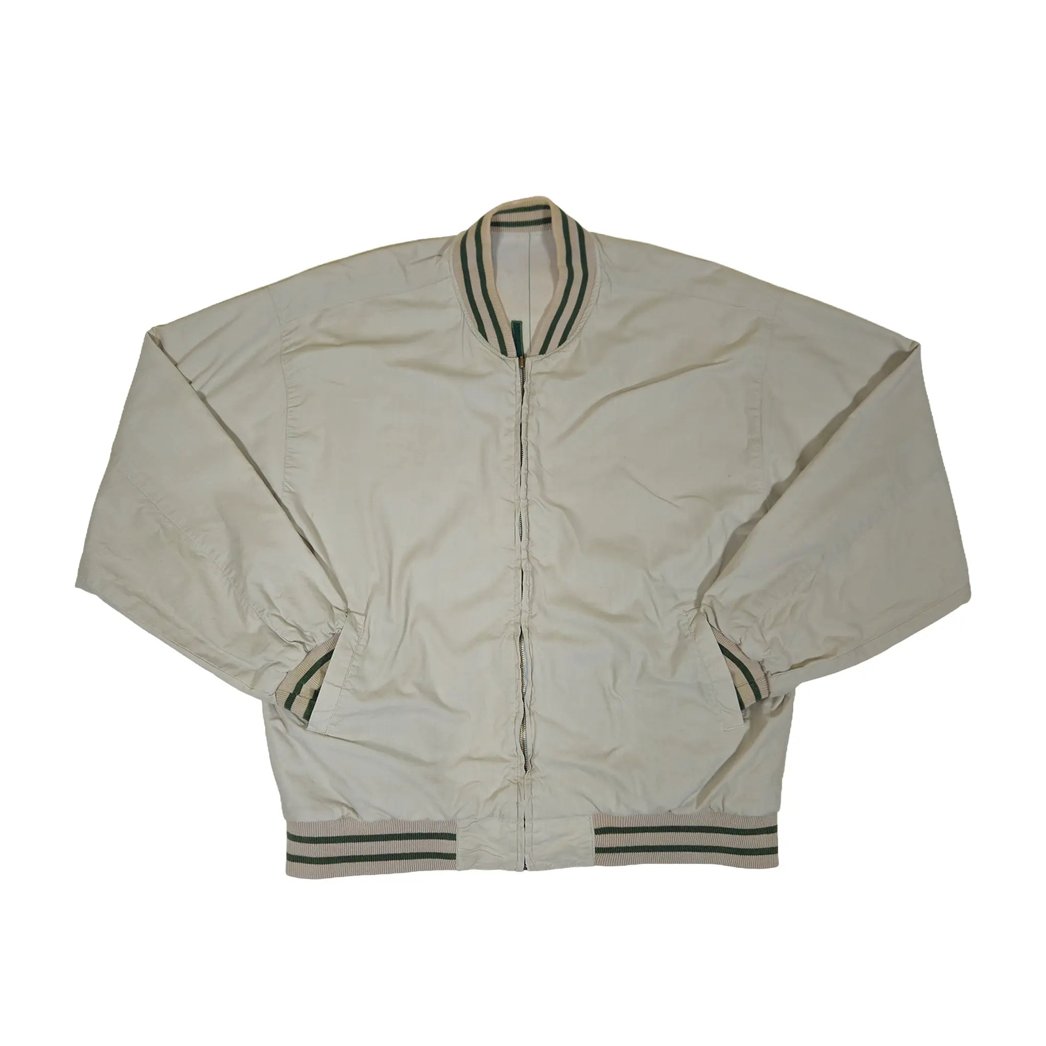 Vintage 90s Mirage "First String" Oakland A's Reversible World Series Bomber Jacket