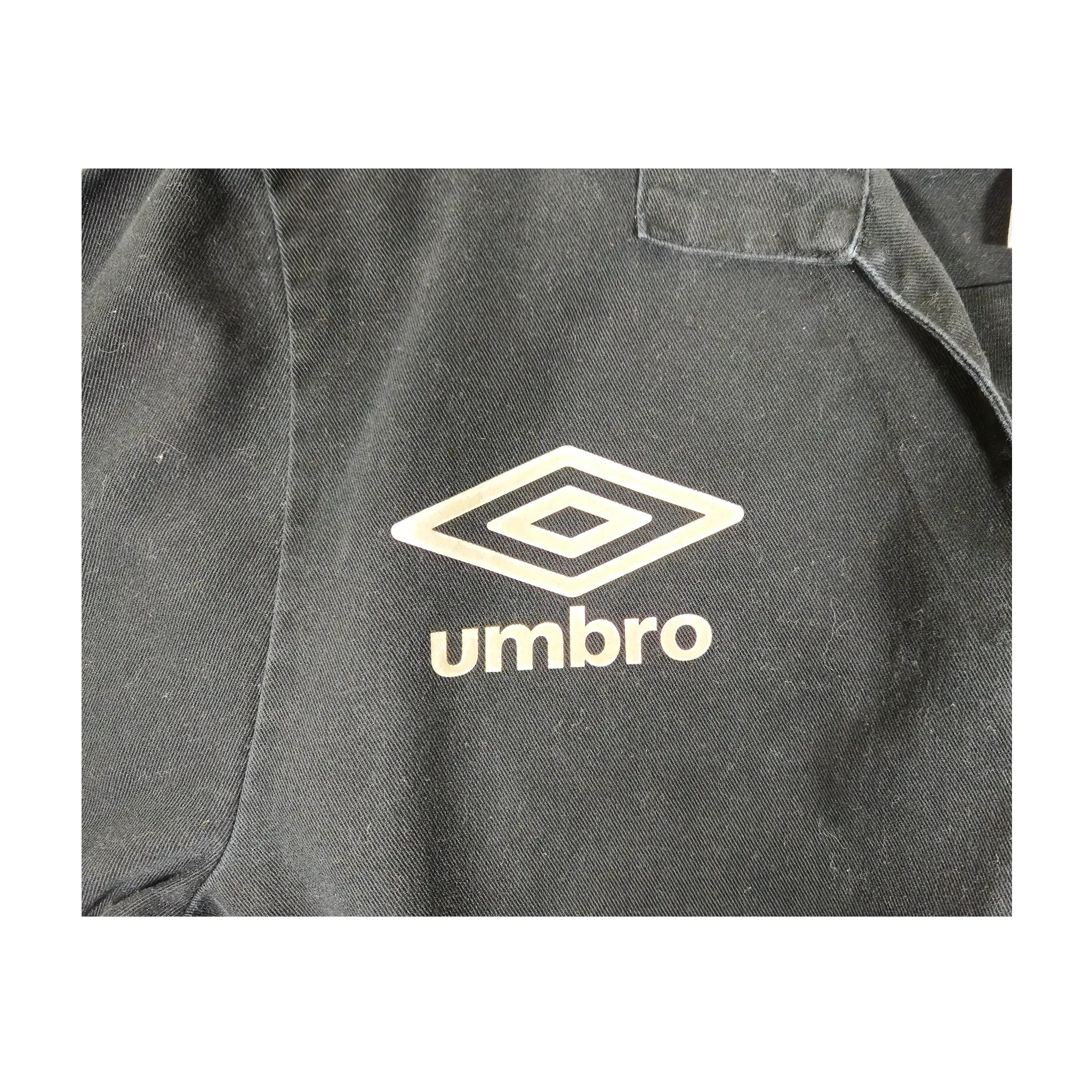Vintage Umbro Black Drill Top