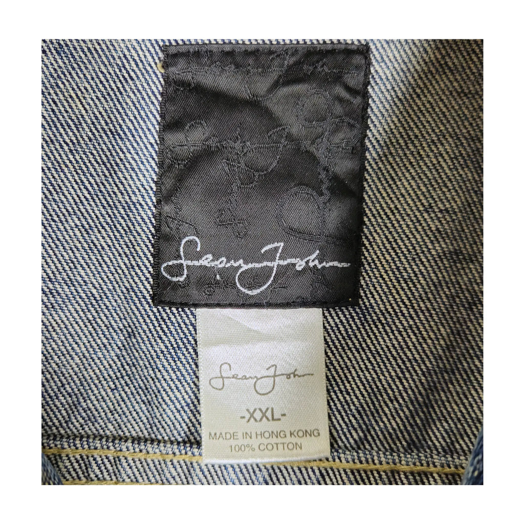 Vintage Sean John Classic Baggy XXL Denim Trucker Jacket