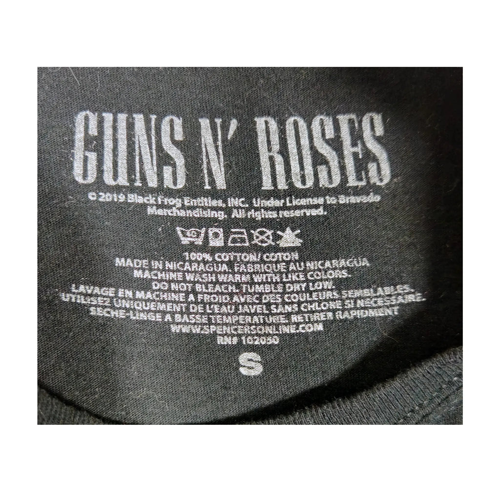 Official Guns N' Roses Skull & Roses '85 Graphic Tee