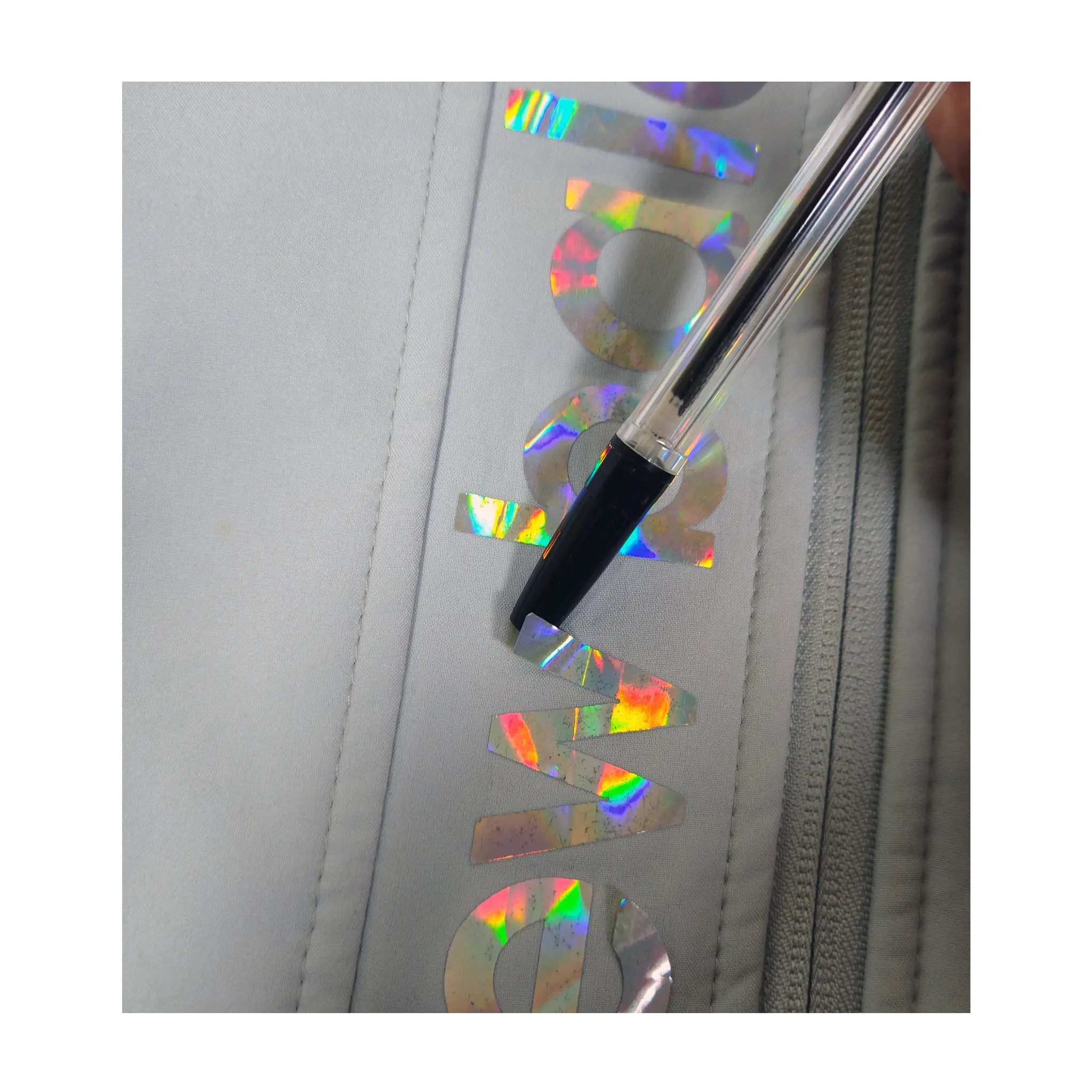 Vintage New Balance Iridescent Holographic Softshell Fleece Jacket