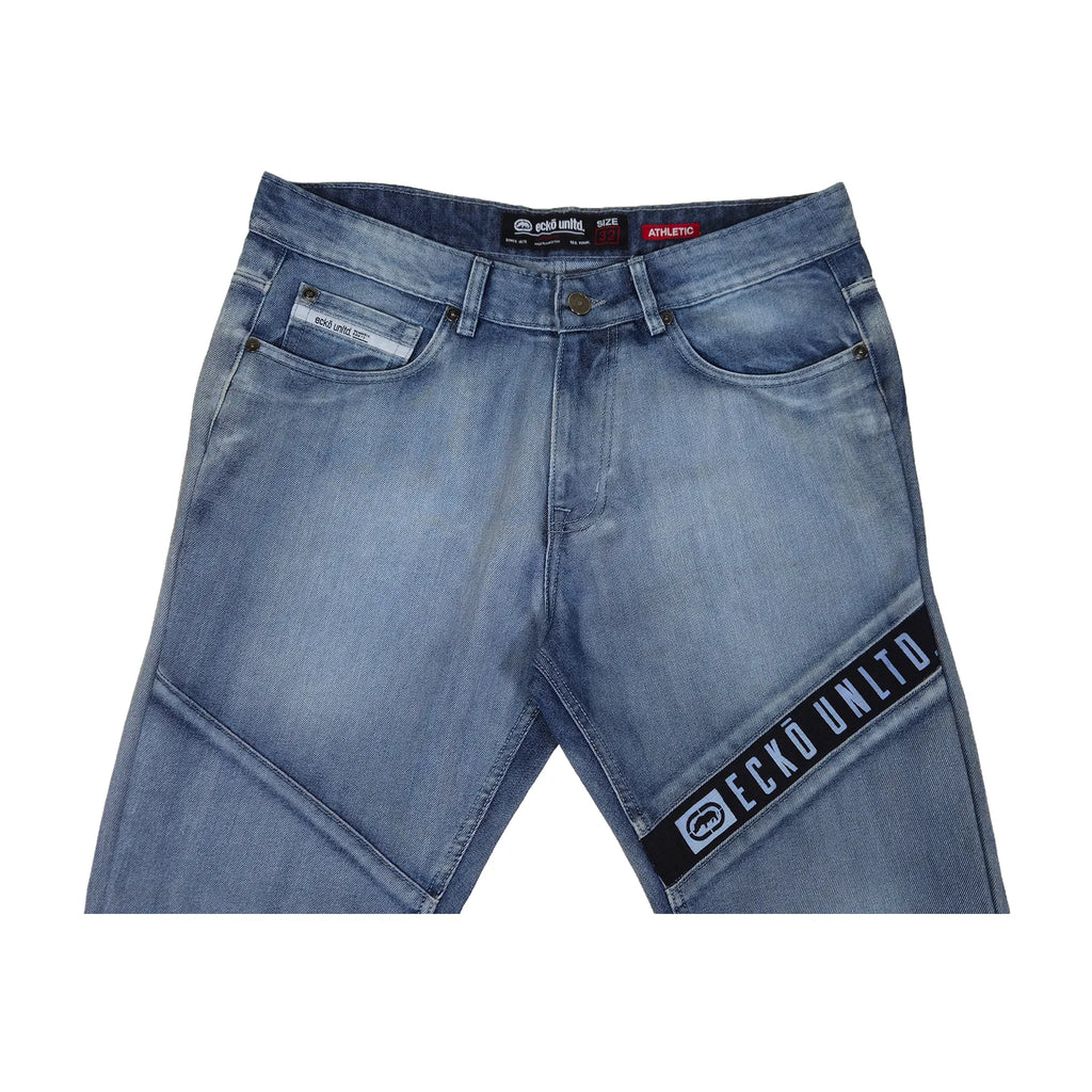 Vintage Y2K Ecko Unltd. Graphic Panel Moto Straight Jeans