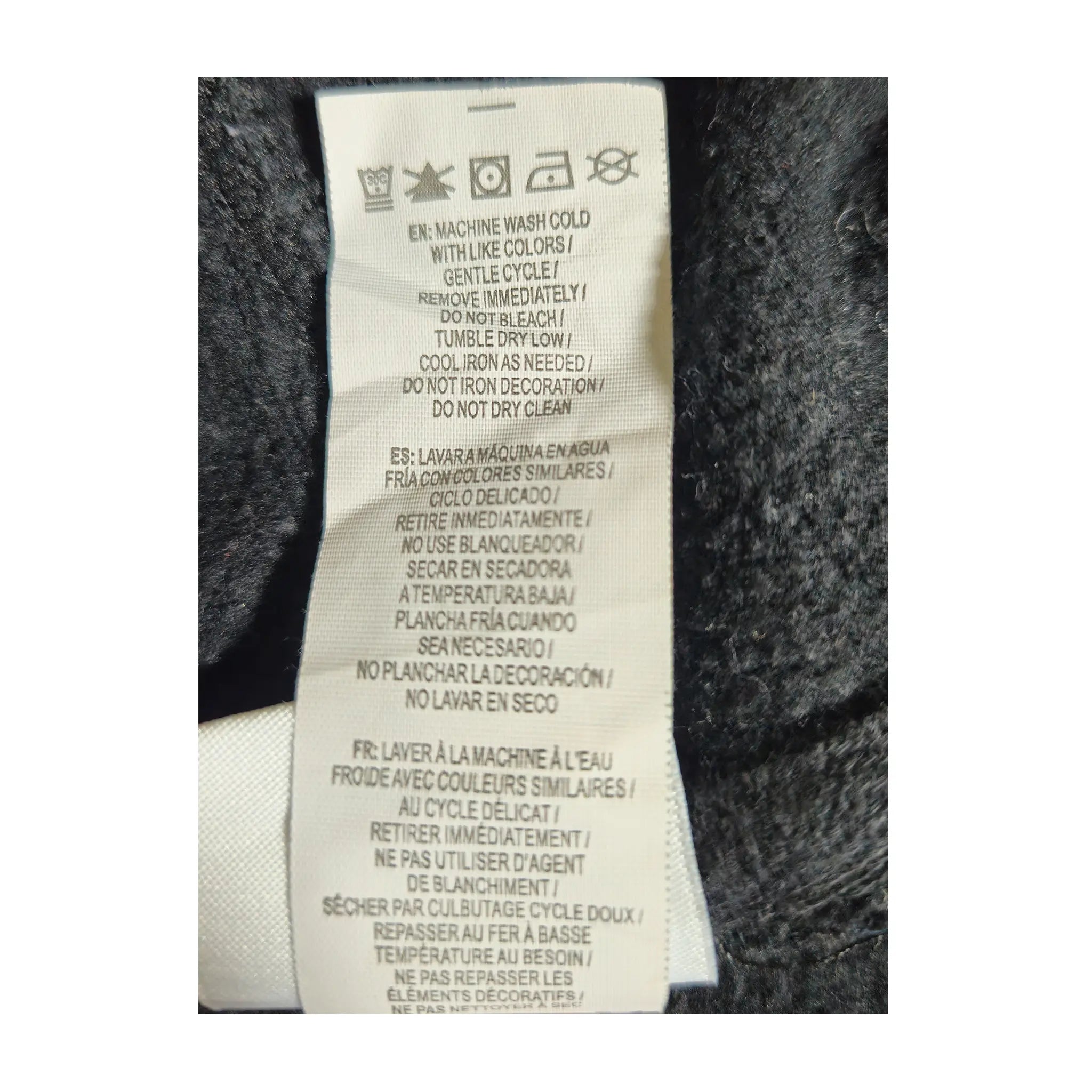 Reebok Black Core Logo Hoodie