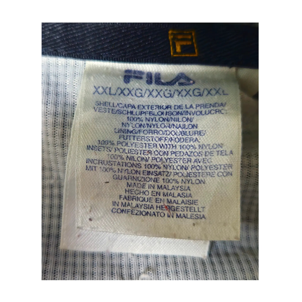 Vintage Y2K Fila Color-Block Shell Jacket