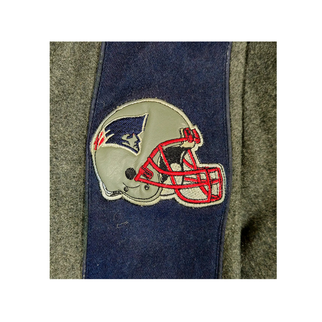 Retro Mid-2000s Patriots Heavyweight Wool Bomber Jacket