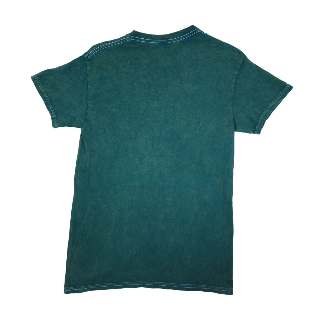 Nirvana Neon Angel Forest Green Mineral Wash Tee