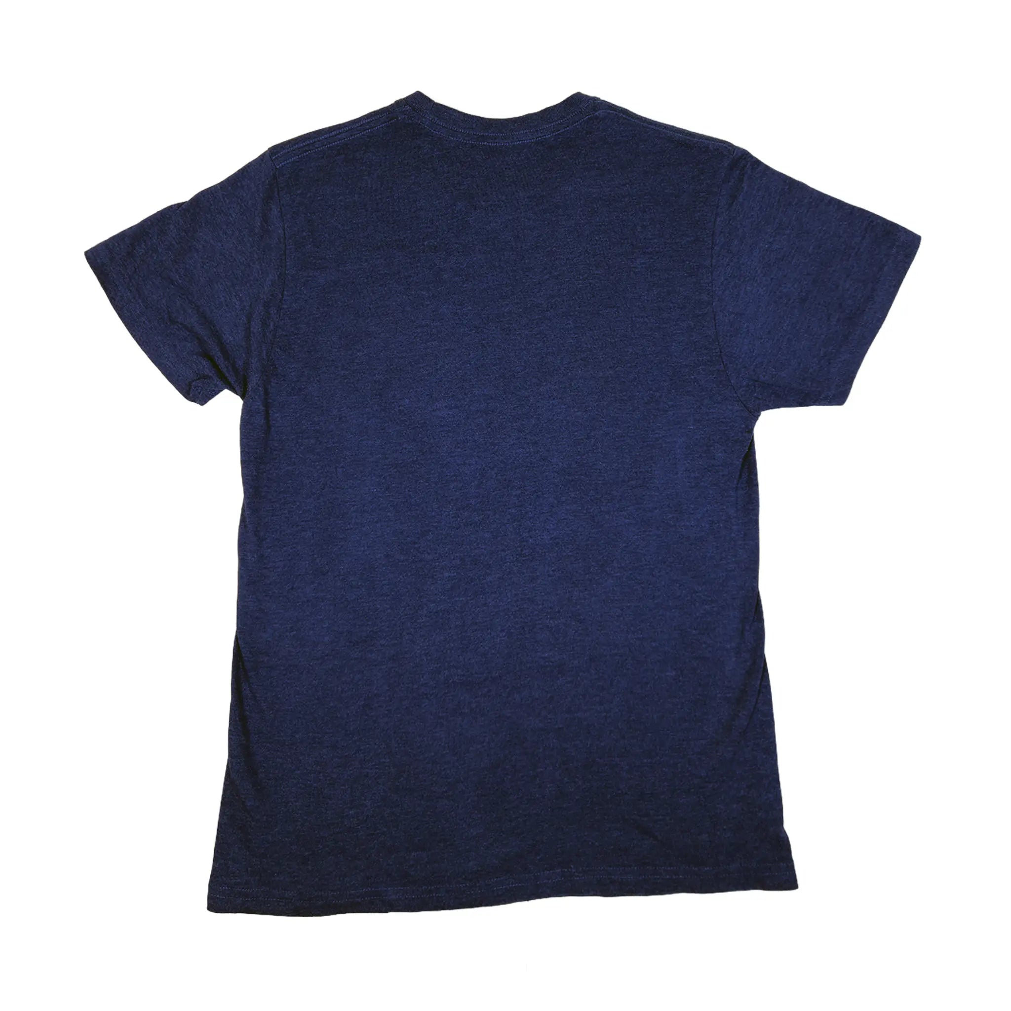 Nirvana Classic Yellow Smiley Face Heather Navy Tee