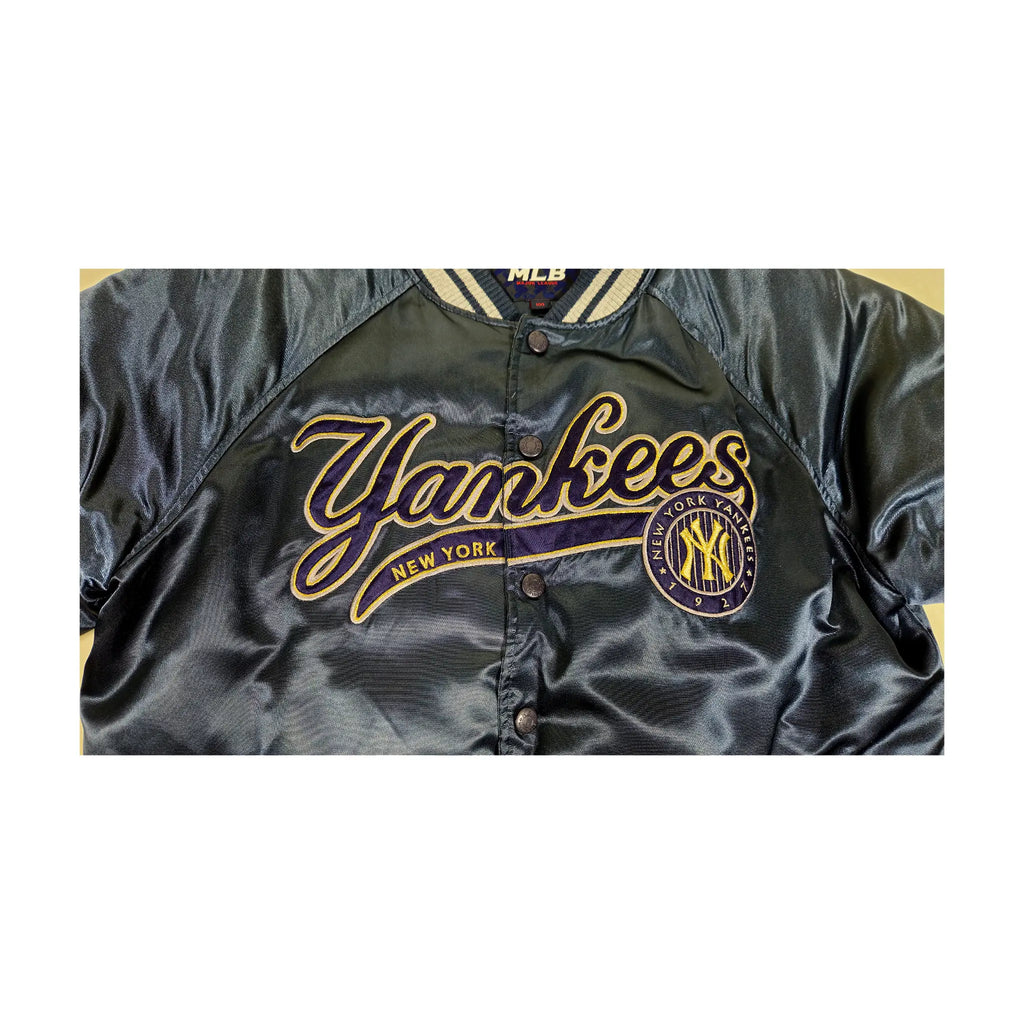 MLB Korea New York Yankees Satin Bomber Jacket