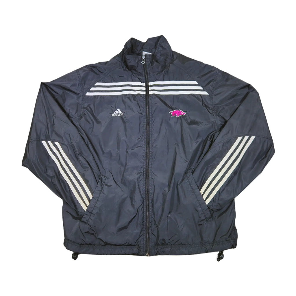 Vintage 2000s Adidas Arkansas Razorbacks "Pink Out" Windbreaker